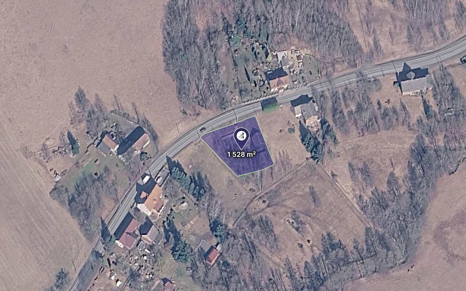 Prodej stavebního pozemku 1 528 m²