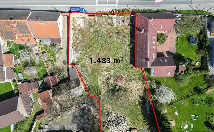 Prodej stavebního pozemku 1 483 m², Katovice, okres Strakonice