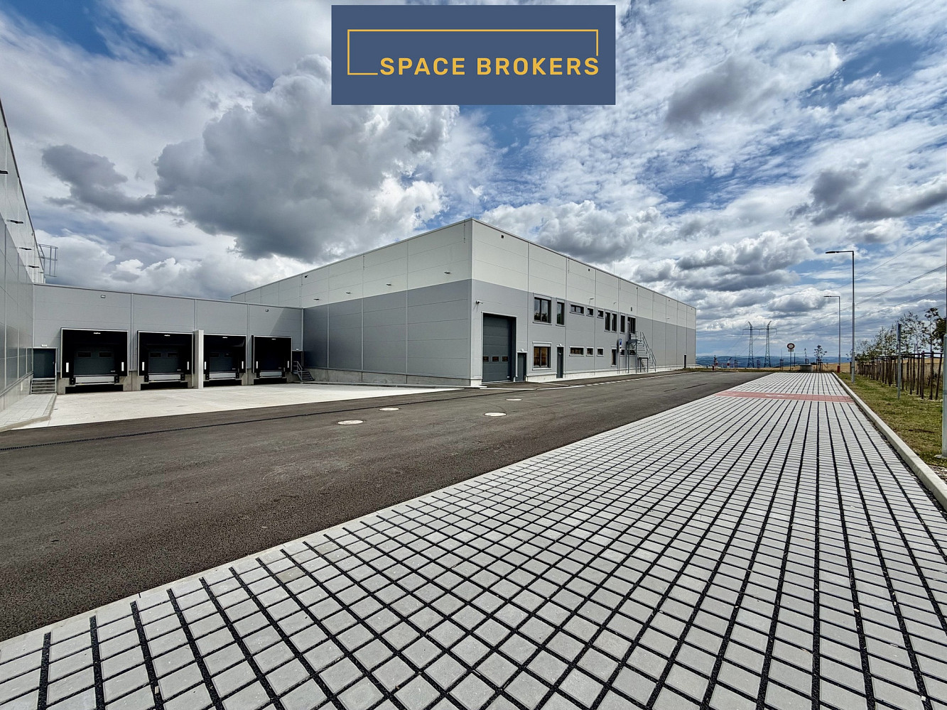 Pronájem skladových a výrobních prostor v Divišově, 2.398 m² – pohled 2