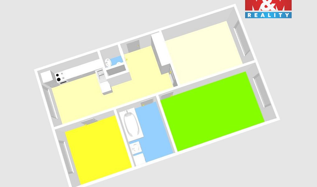 Prodej bytu 3+1 81 m², Třemošnice – náhled fotky 9
