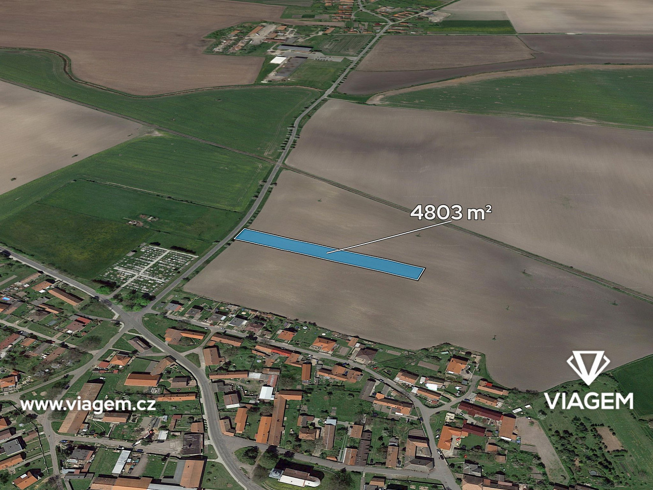 Prodej pole 1 601 m²