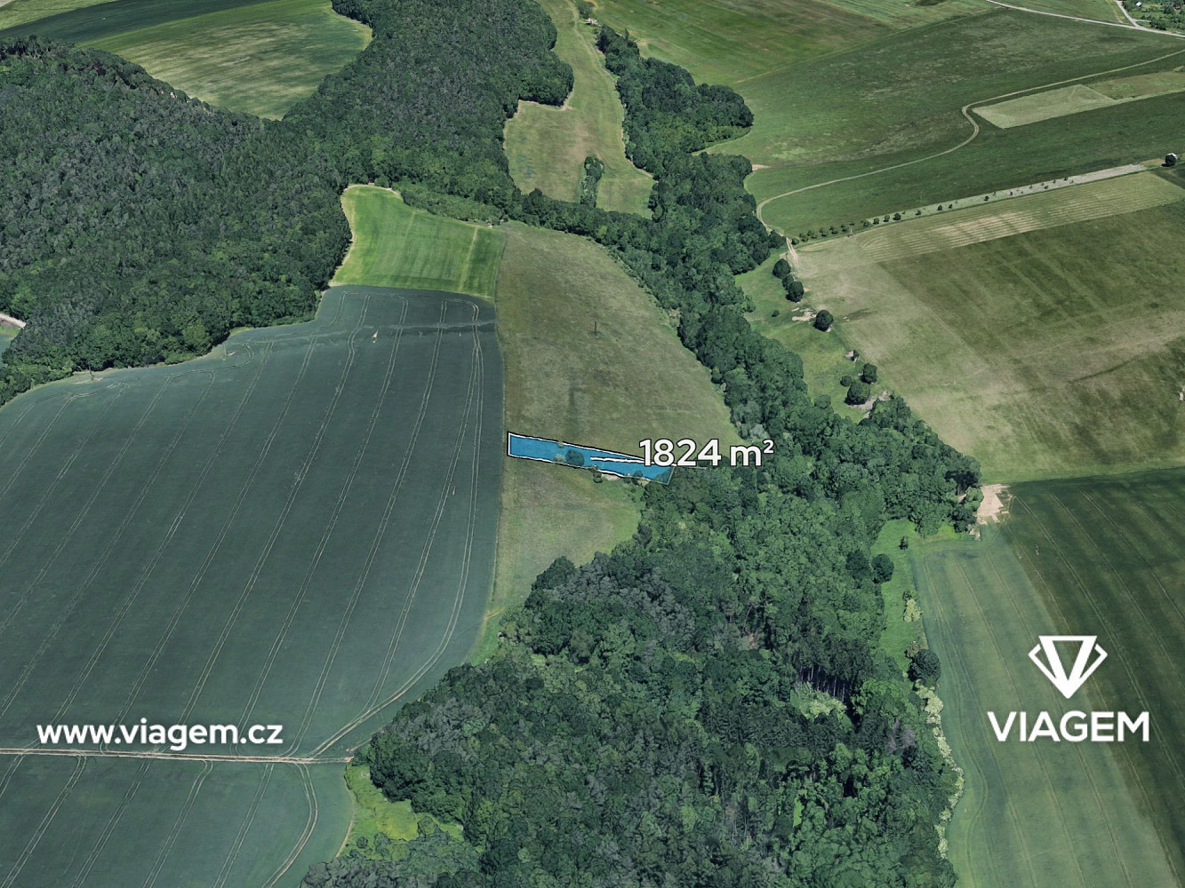 Prodej pole 1 216 m²