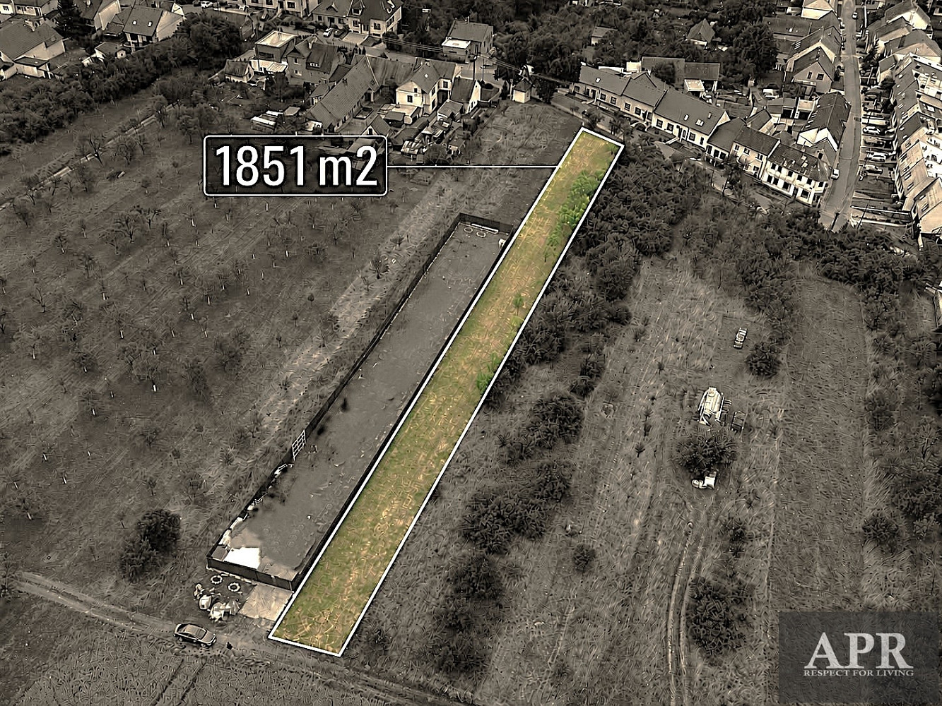 Prodej stavebního pozemku 1 851 m² – fotografie 3