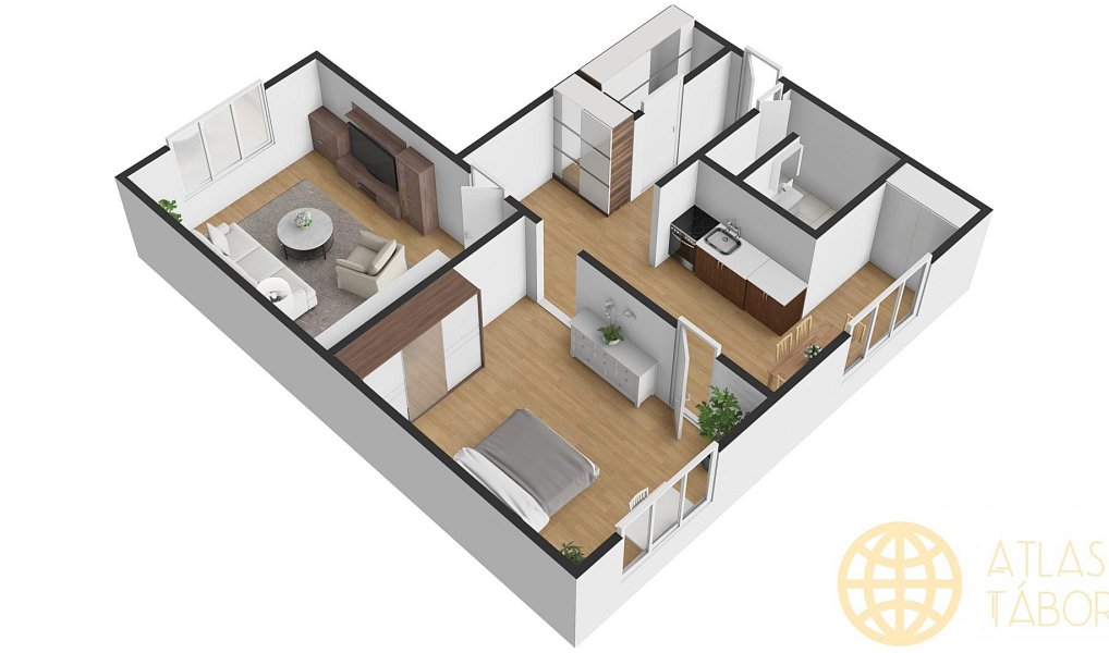 Prodej bytu 2+1 65 m², Tábor – náhled fotky 11