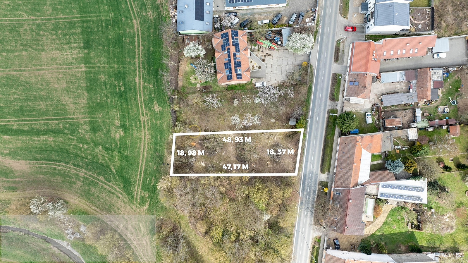 Prodej stavebního pozemku 793 m²