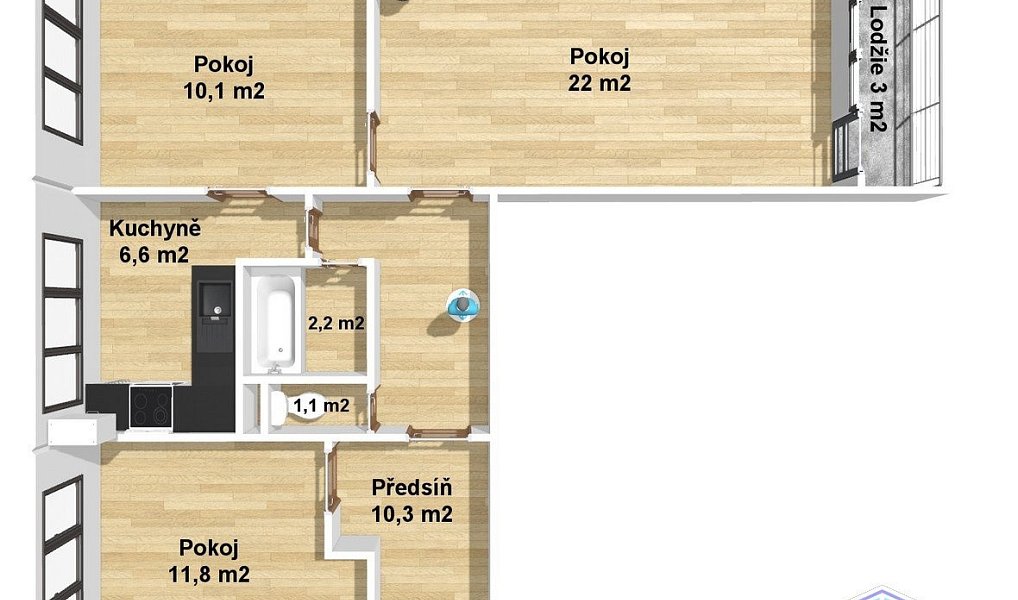 Prodej bytu 3+1 64 m², Bělá nad Radbuzou – náhled fotky 5