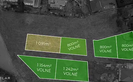 Prodej stavebního pozemku 1 091 m², Frýdek-Místek