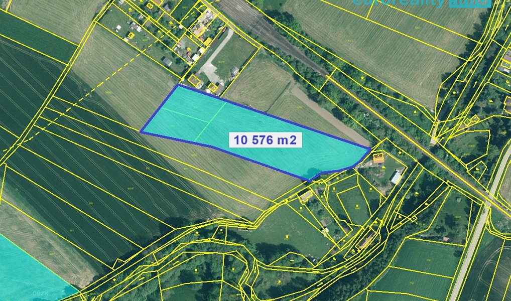 Prodej pozemku, 10576 m², Strakonice, Katovice