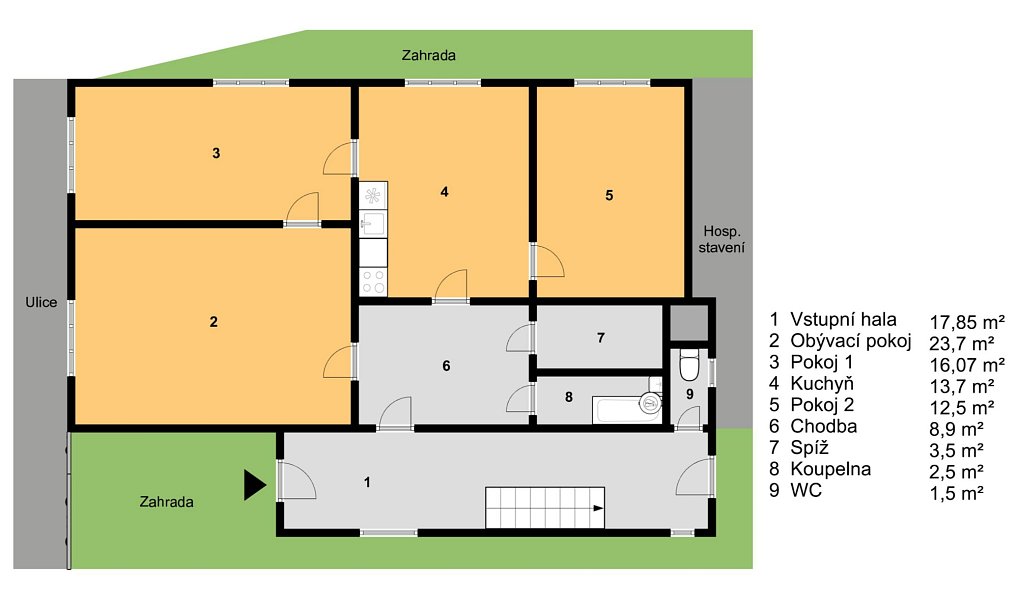 Prodej domu 155 m² s pozemkem 906 m², Horní Slivno – náhled fotky 8