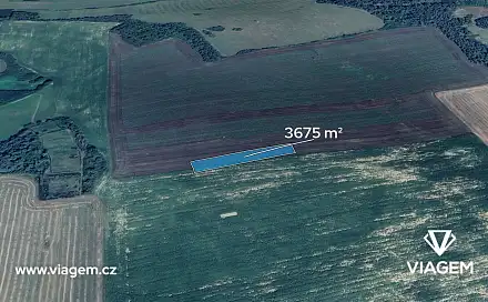 Prodej pole 1 837 m², Nekvasovy, okres Plzeň-Jih