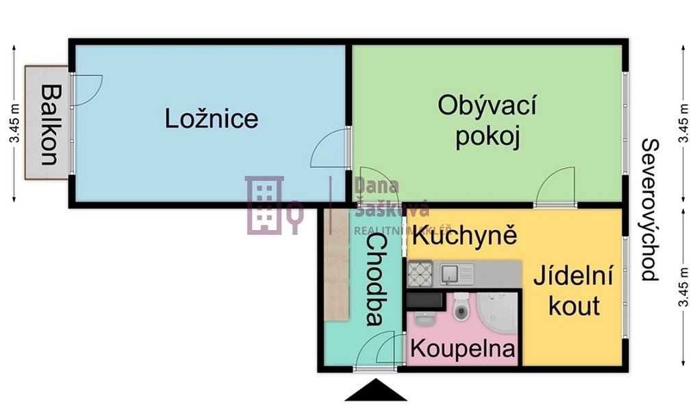 Pronájem bytu 2+1 65 m², Jindřichův Hradec – náhled fotky 5