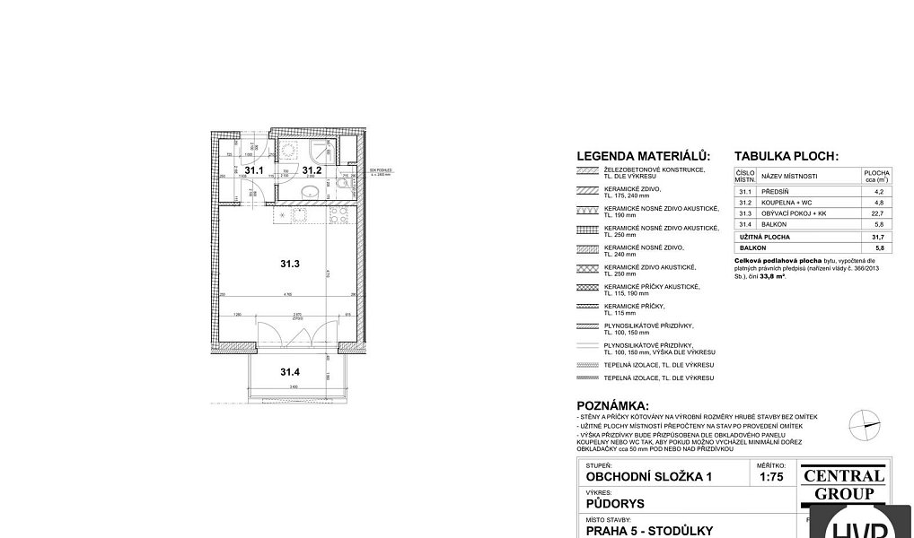 Prodej bytu 1+kk 40 m², Praha – náhled fotky 12