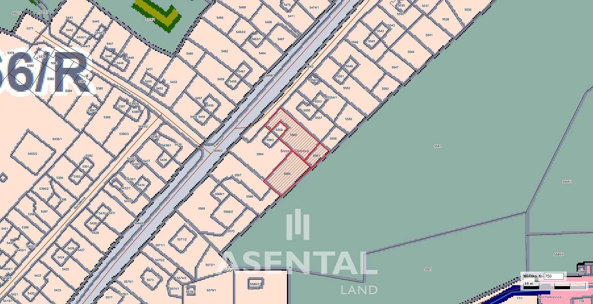 Prodej stavebního pozemku 1 010 m² – fotografie 3