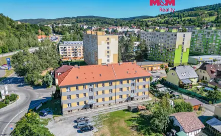 Prodej bytu 1+kk 37 m², 1. máje, Vimperk - Vimperk II, okres Prachatice
