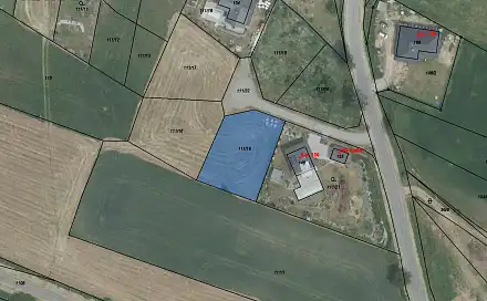 Prodej stavebního pozemku 1 051 m², Drevníky, okres Příbram