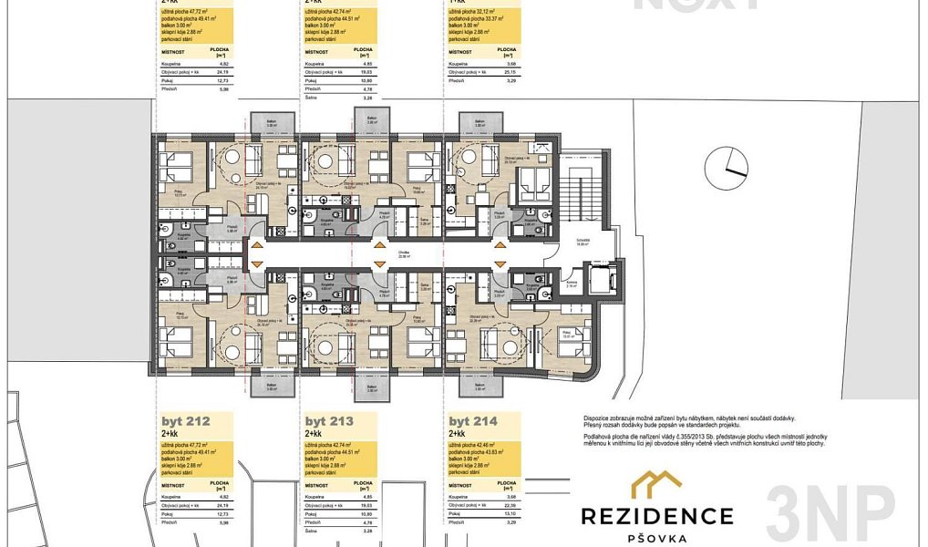 Prodej bytu 2+kk 44 m², Mělník – náhled fotky 22