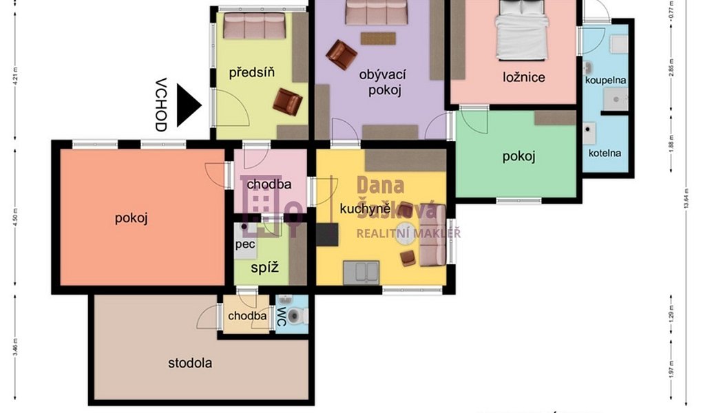 Prodej domu 144 m² s pozemkem 980 m², Nová Bystřice – náhled fotky 7
