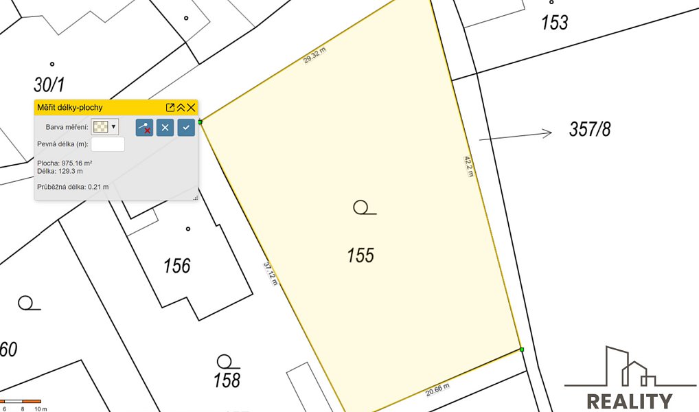 Prodej stavebního pozemku 978 m², Habrůvka – náhled fotky 4
