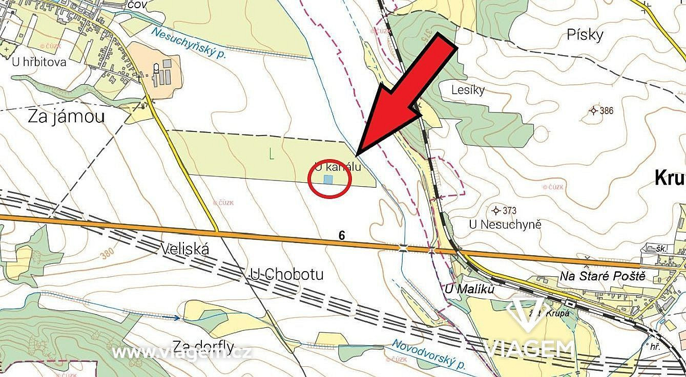 Prodej pole 700 m² – pohled 4