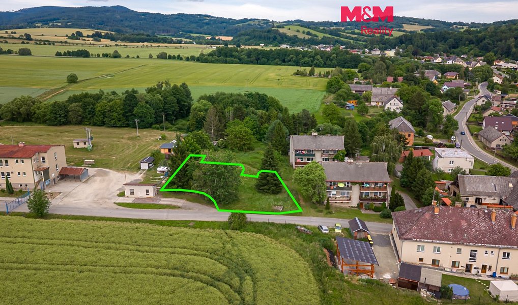 Prodej stavebního pozemku 3 447 m², Hrabišín – fotka 1 z 10