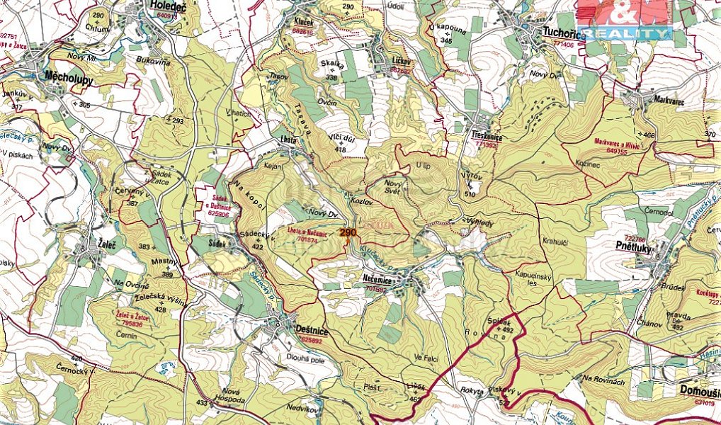 Prodej louky 1 668 m², Tuchořice – náhled fotky 6