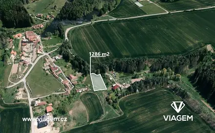 Prodej zahrady 1 286 m², Budišov, okres Třebíč