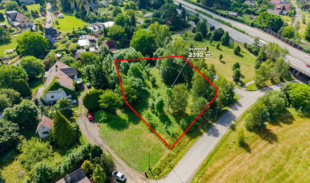 Prodej stavebního pozemku 2 392 m², Liberec – náhled fotky 6