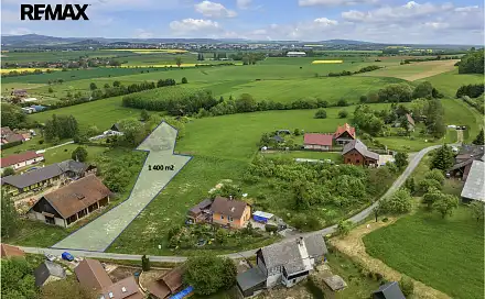 Prodej stavebního pozemku 1 400 m², Podhradí, okres Jičín