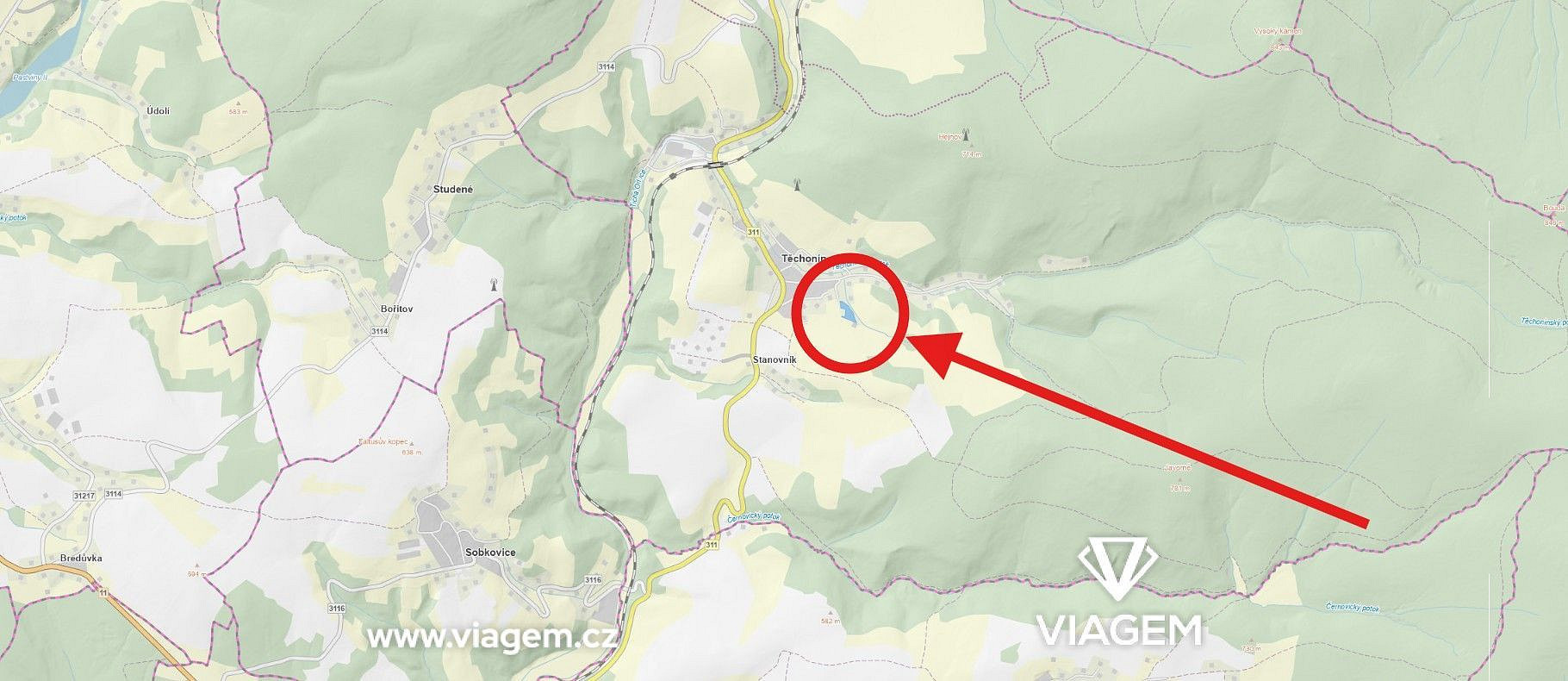 Prodej stavebního pozemku 1 742 m²