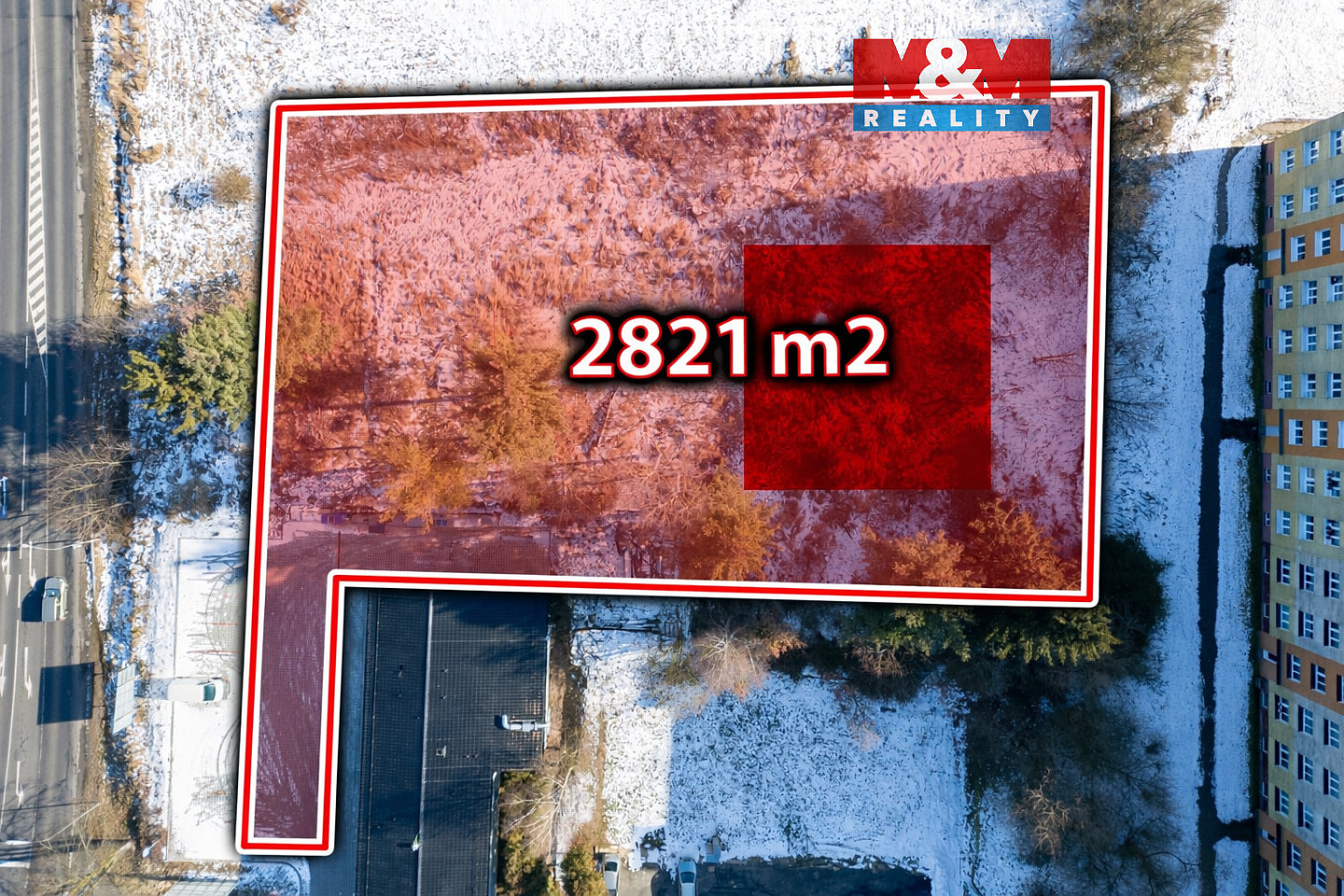 Pronájem komerčního pozemku 2 821 m²