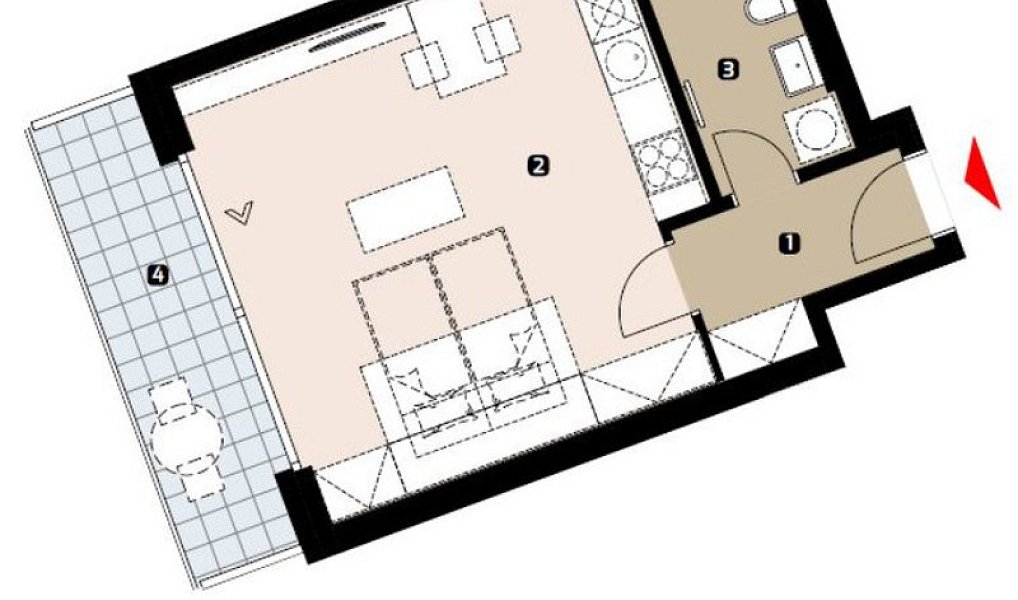 Pronájem bytu 1+kk 45 m², Praha – náhled fotky 13