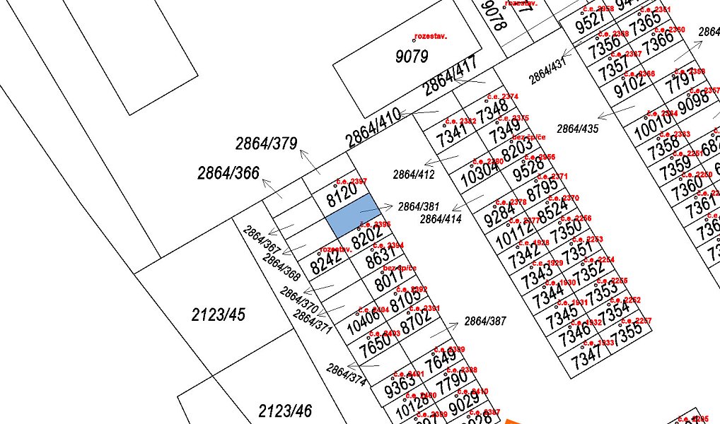 Prodej pozemku 9 m², Hodonín – náhled fotky 2