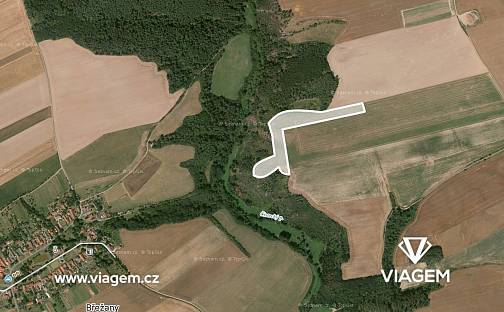 Prodej pole 1 150 m², Šípy, okres Rakovník