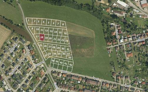 Prodej stavebního pozemku 656 m², Za Dvorem, Luka nad Jihlavou, okres Jihlava