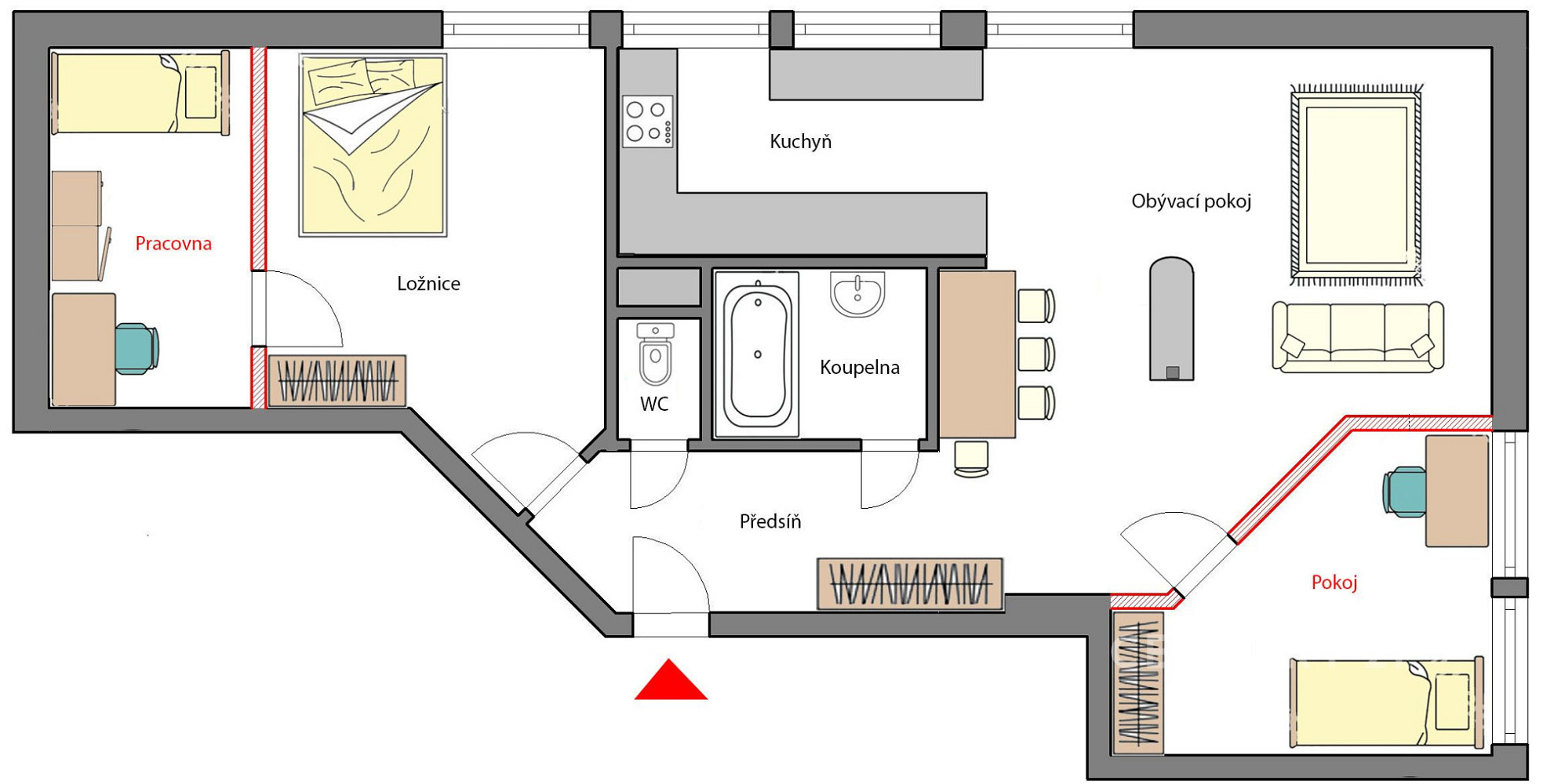 Prodej bytu 4+kk 83 m² – fotografie 2