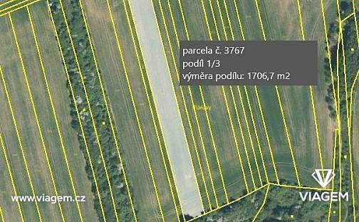 Prodej pole 2 363 m², Březolupy, okres Uherské Hradiště