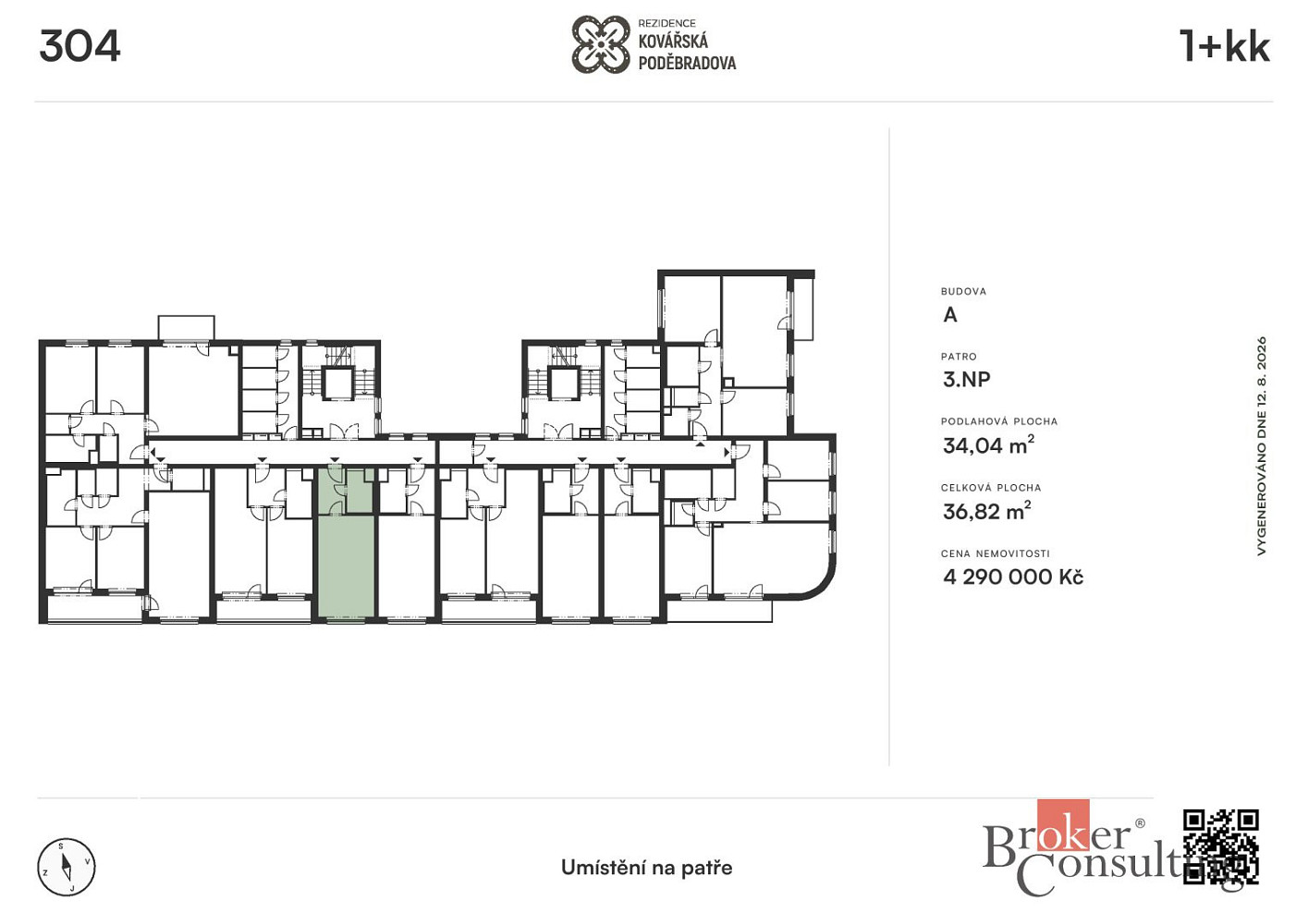 Prodej bytu 1+kk 37 m² – fotografie 4