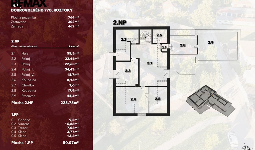 Prodej domu 520 m² s pozemkem 764 m², Roztoky – náhled fotky 9