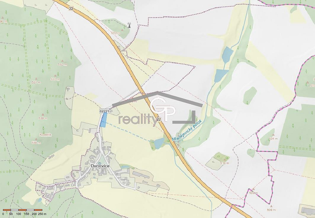 Prodej stavebního pozemku 2 629 m² – fotografie 3