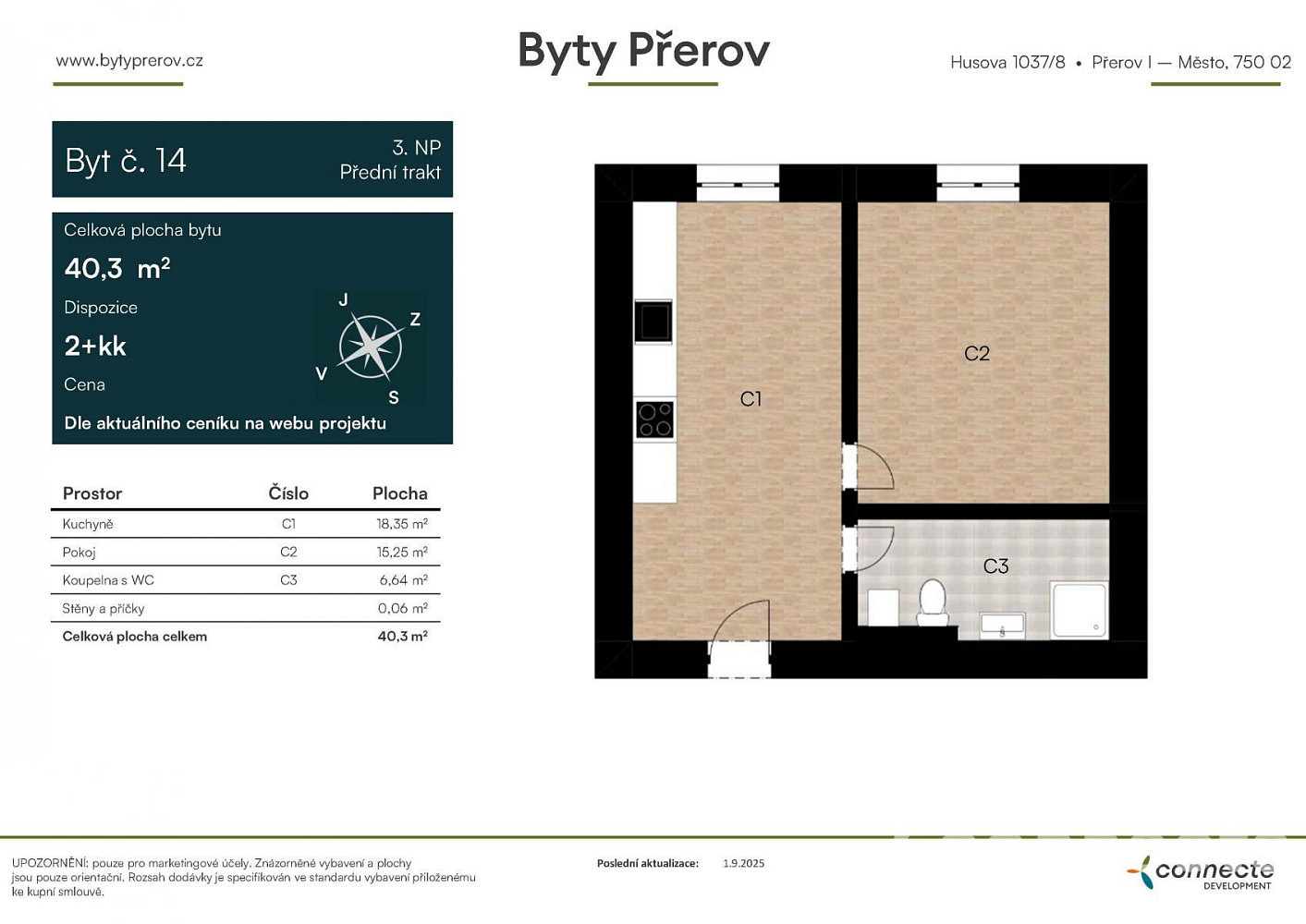 Prodej bytu 2+kk 40 m² — photo 3