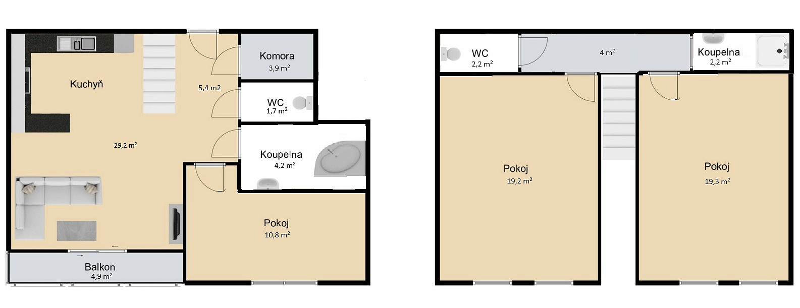 Prodej bytu 4+kk 104 m² – fotografie 4
