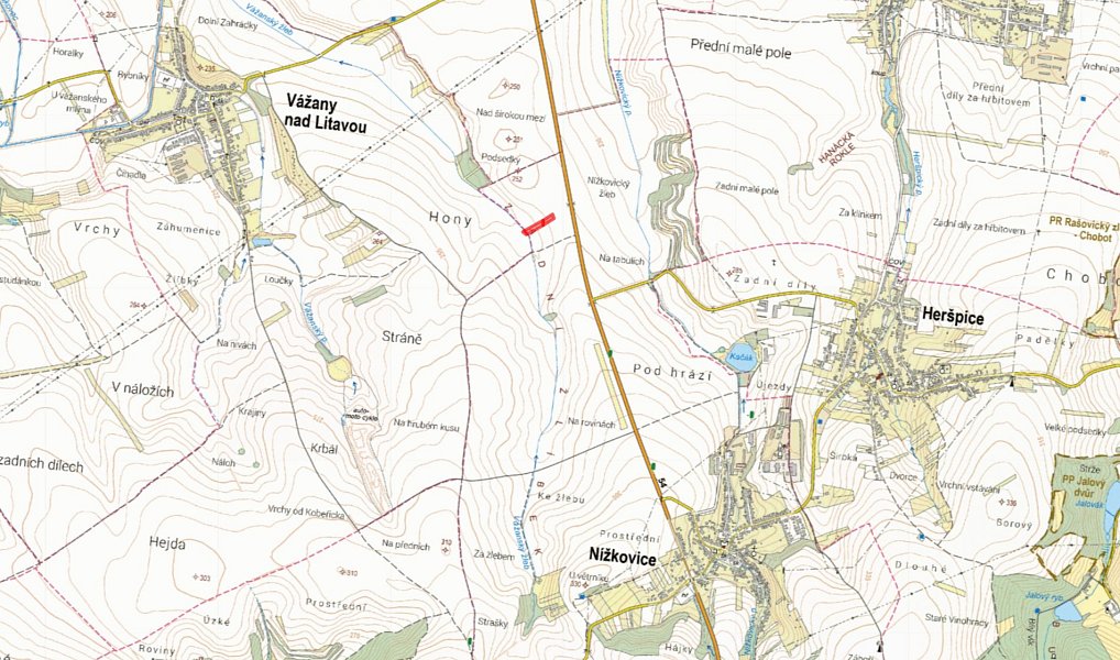 Prodej pole 4 649 m², Nížkovice – náhled fotky 2
