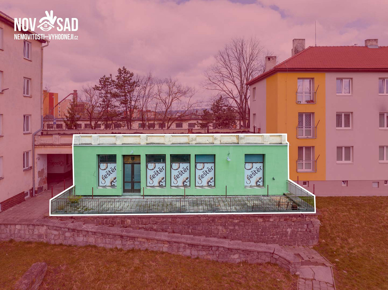 Pronájem obchodních prostor 291 m²