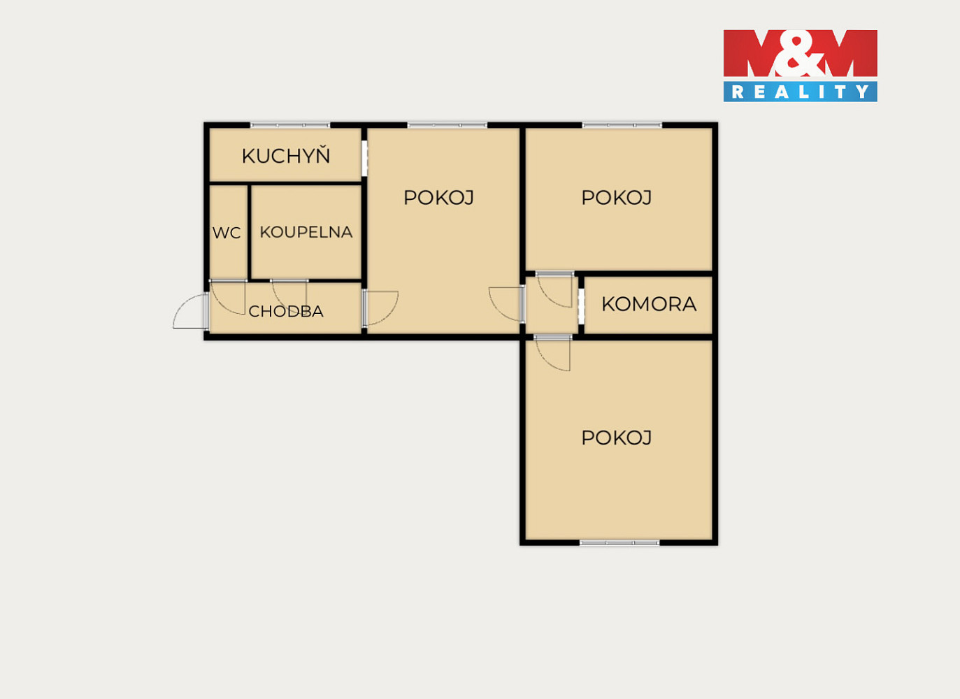 Prodej bytu 3+1 73 m² — photo 4