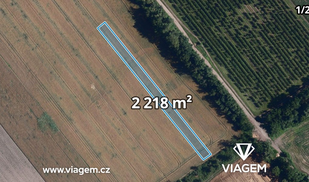 Prodej pozemku, 629 m², Břeclav, Podivín