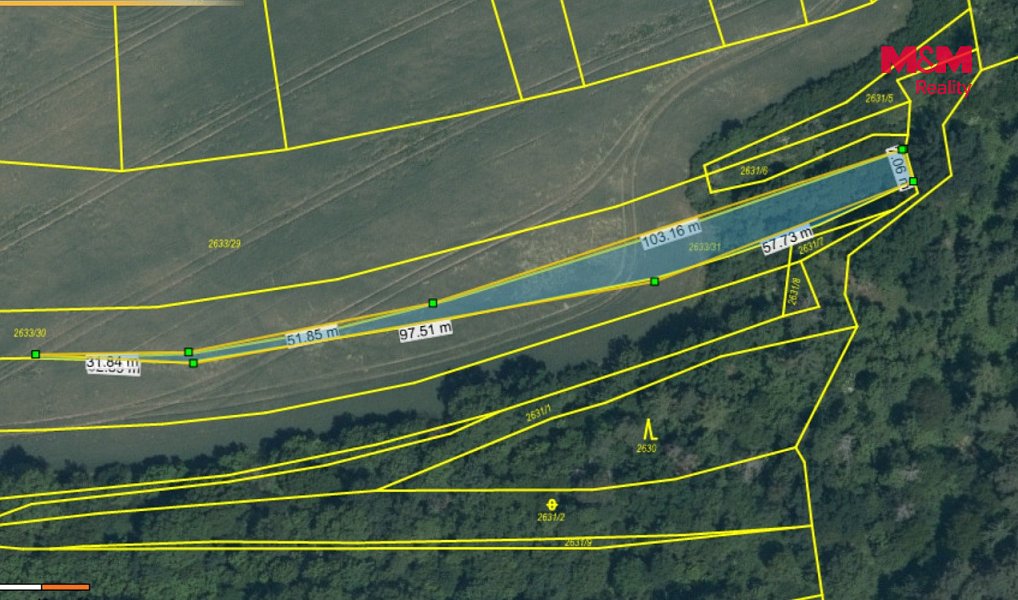 Prodej pole 921 m², Zruč nad Sázavou – náhled fotky 2