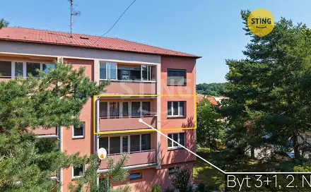 Prodej bytu 3+1 91 m², O. Bardinové, Bystřice pod Hostýnem, okres Kroměříž