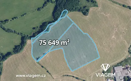 Prodej pole 12 608 m², Horní Město, okres Bruntál