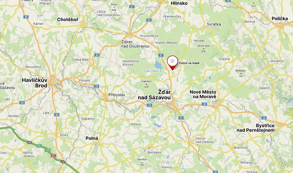 Prodej pole 1 370 m², Škrdlovice – náhled fotky 3