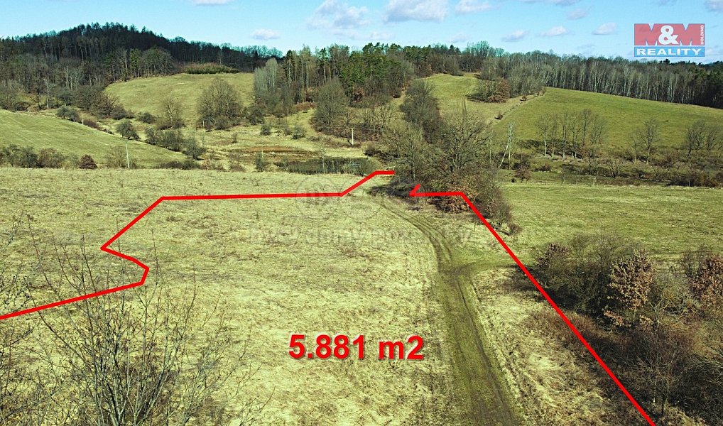 Prodej louky 5 881 m², Mirošovice – náhled fotky 10
